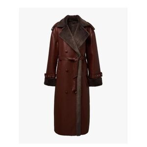WeWoreWhat Dark Brown Trench Coat